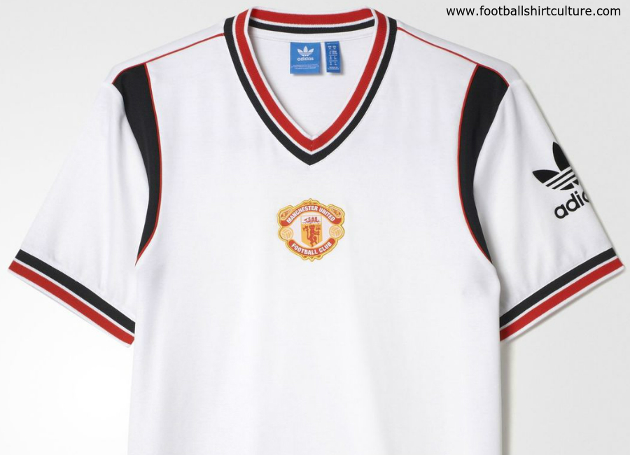 adidas originals manchester united fc retro jersey