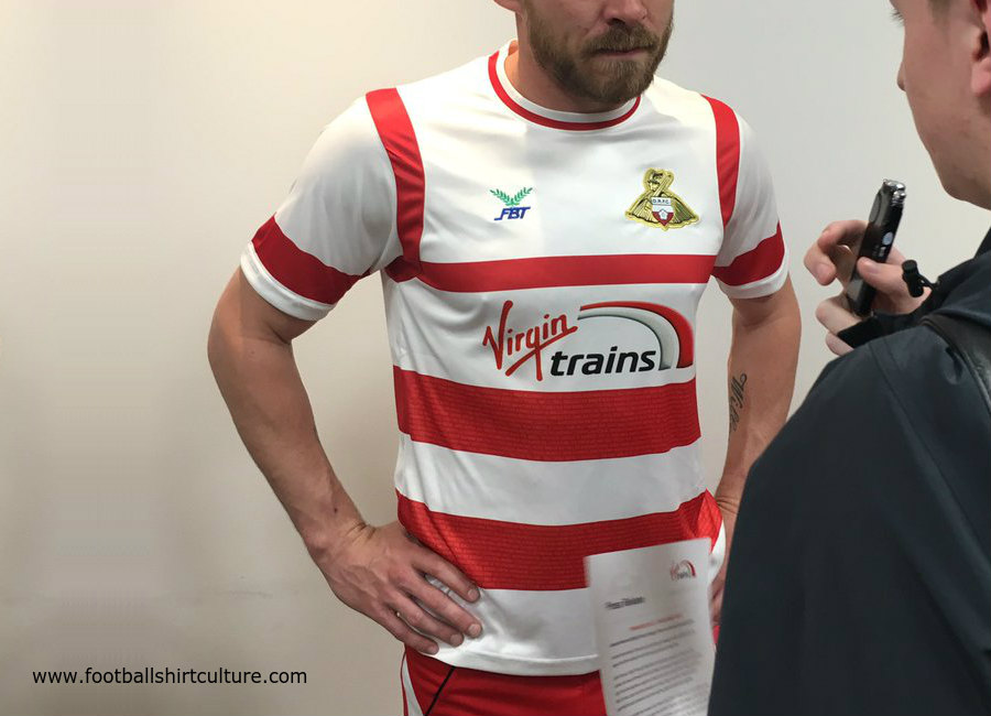 Doncaster Rovers 1718 FBT Home Kit 17/18 Kits Football shirt blog