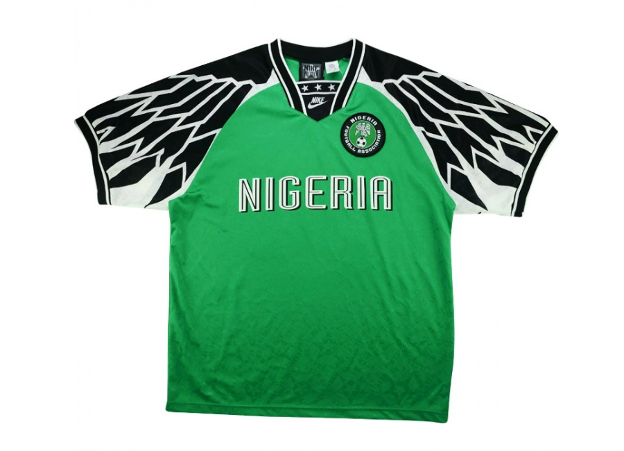 Nike 1994 Nigeria Match Worn Home Shirt 