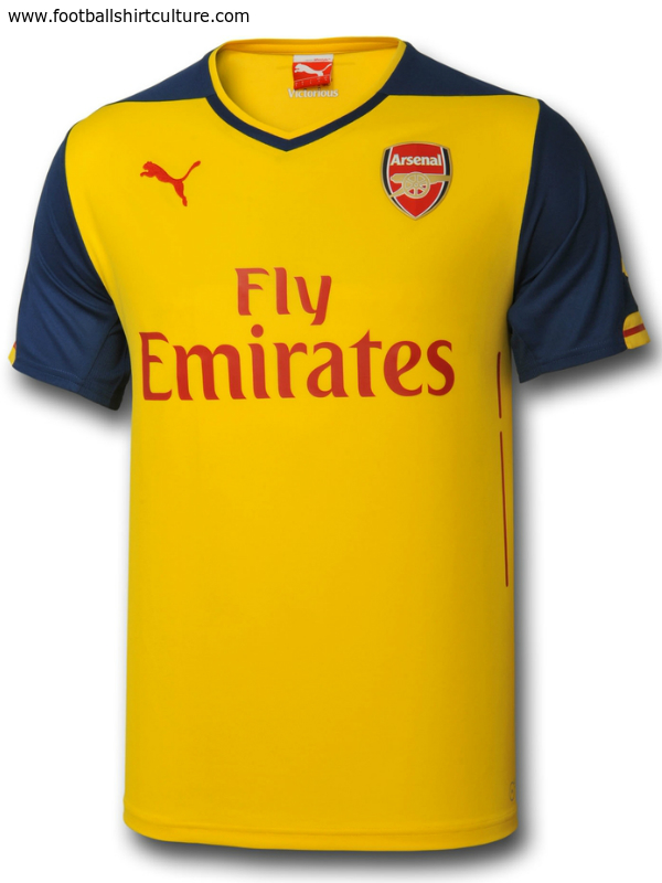 Arsenal 14/15 Puma Away Football Shirt 
