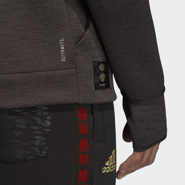 Adidas Manchester United Chinese New Year Adidas Z N E Hoodie Black Carbon Equipment Football Shirt Blog