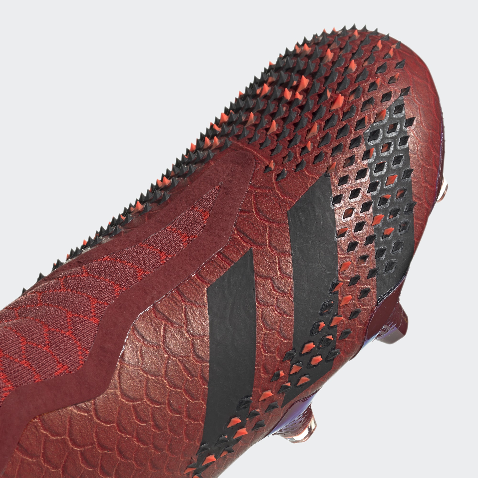 adidas Predator Mutator 20.3 Laceless Turf Shoes Red.
