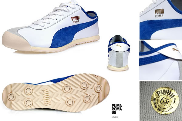 This LE edition is a 1-1 re-issue back in its original spec and colour-way. The upper is a clean silhouette of white team royal in a plush leather with super soft suede overlays. Subtle attention to detail appears with the addition of old school cotton laces as well as the original Puma gold sticker of authenticity in the sockliner.