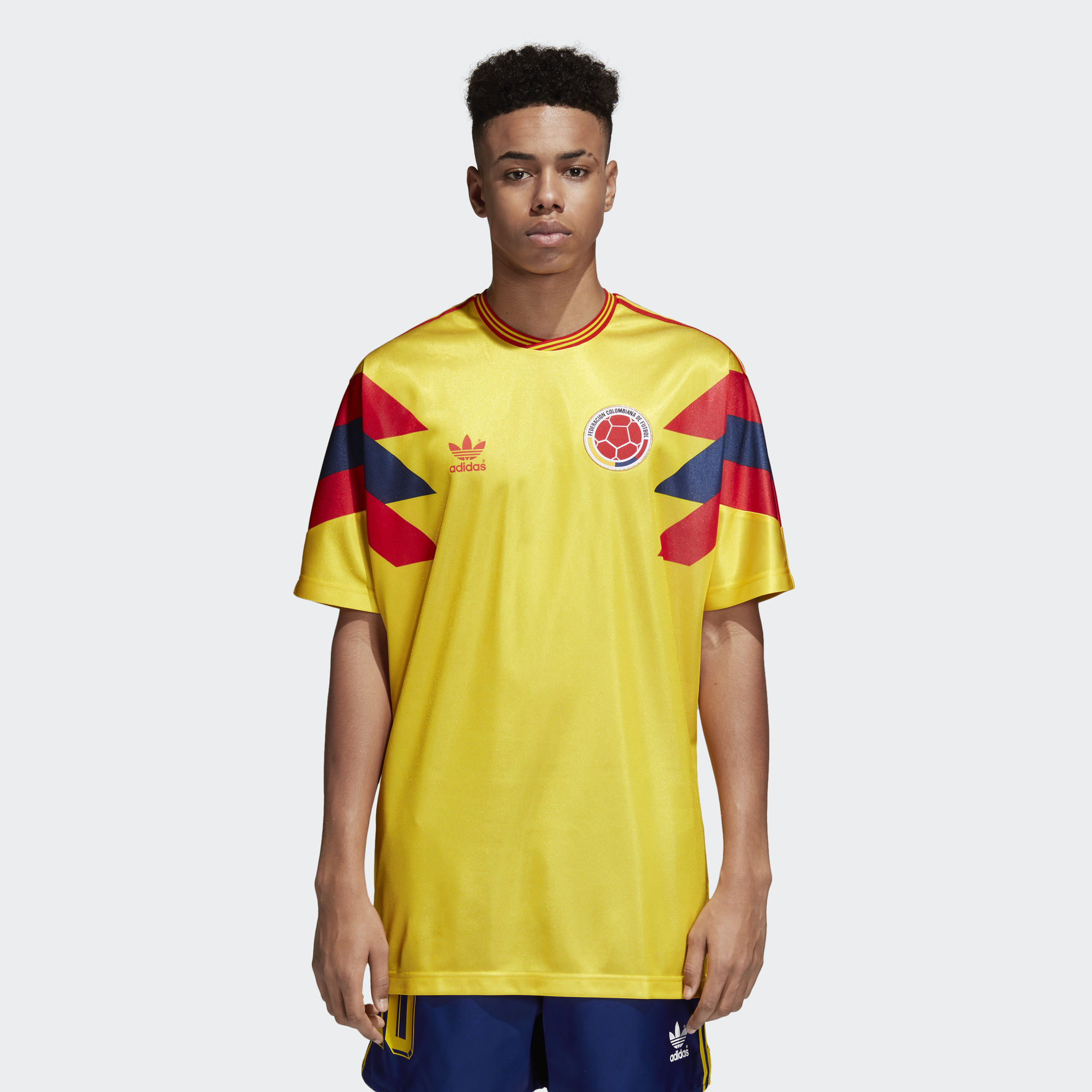 colombia retro football shirt