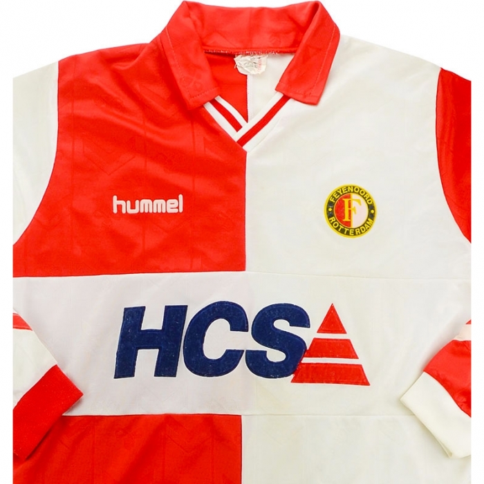 Hummel 1989-91 Feyenoord Match Issue Home Shirt | Vintage Football Shirts | Football shirt blog