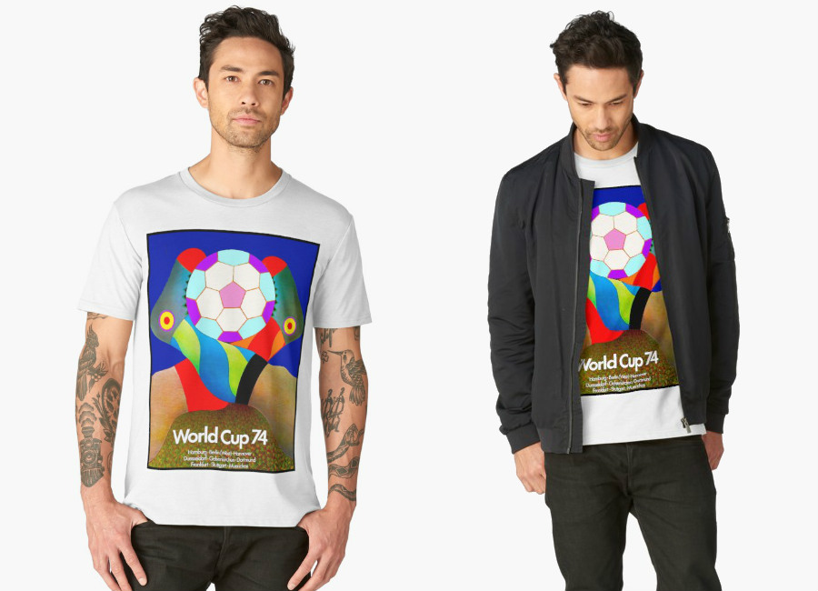 World Cup 1974 Poster T-Shirt #footytees #football #soccer #futbol
