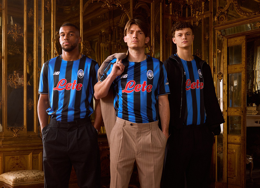 Atalanta サッカーシャツ New Balance 25-26 ホーム New Balance 2025-26 Atalanta Men's Stadium Home Soccer