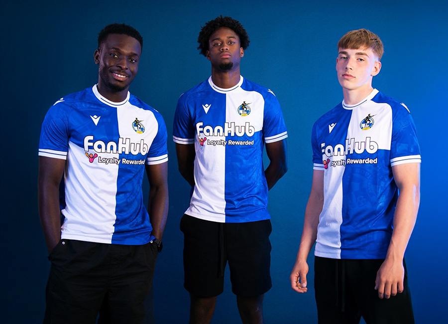 Bristol Rovers 25/26 Macron Home Kit