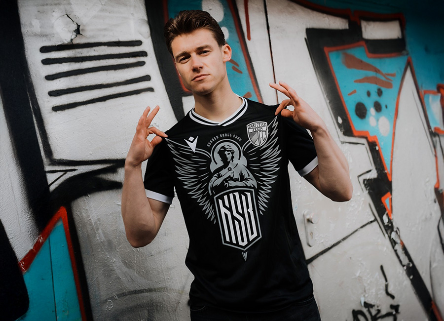 FC Carl Zeiss Jena×heaven shall burn Carl Zeiss Jena X Heaven Shall Burn 2025 Macron Pre-match