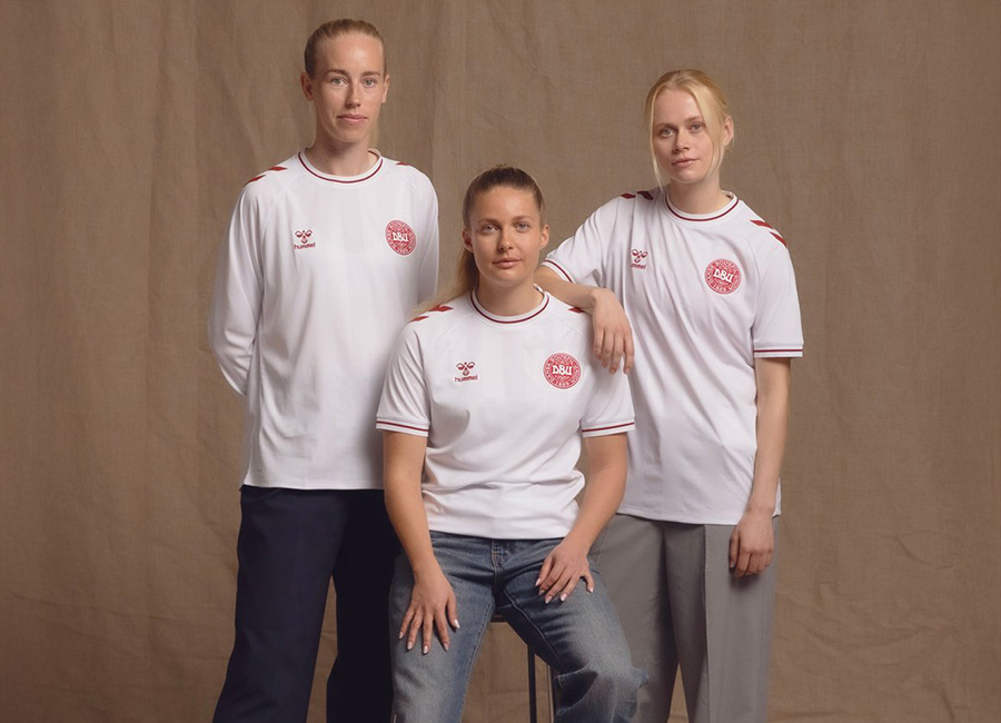 Denmark 2025 Hummel Women’s Away Kit