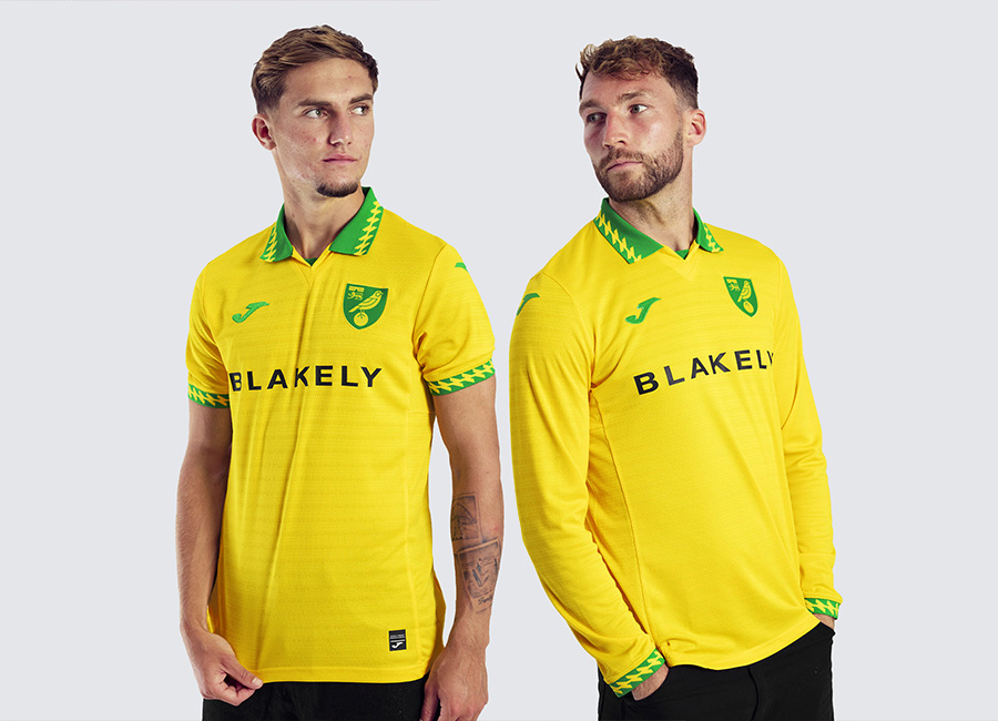 Norwich City 25/26 Joma Home Kit