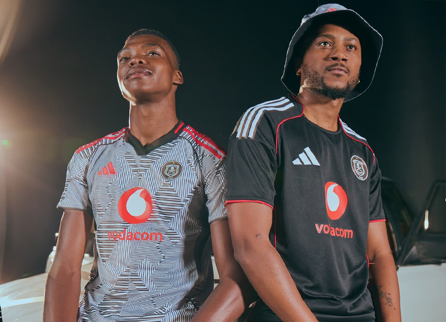 Orlando Pirates 25/26 Adidas Home and Away Kits