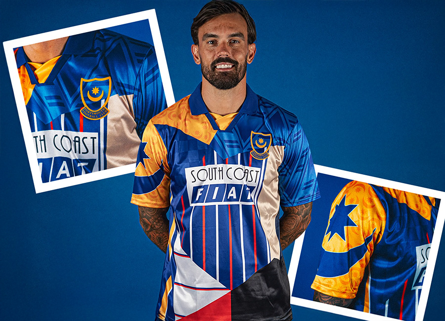 Portsmouth 2025 Retro Mash Up Shirt
