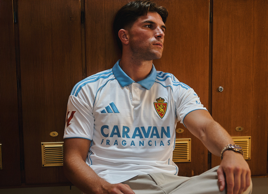 Real Zaragoza 25/26 Adidas Home Kit