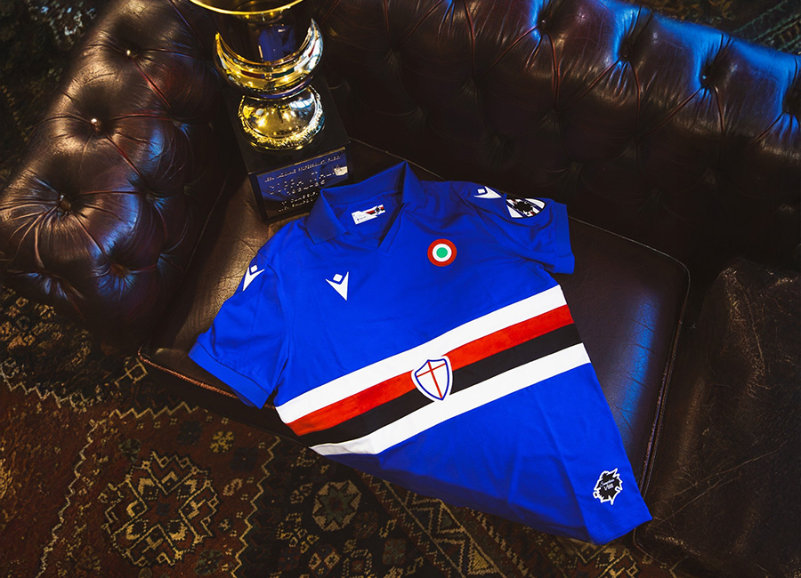 Sampdoria 2025 Macron Coppa Italia 1984/85 Shirt