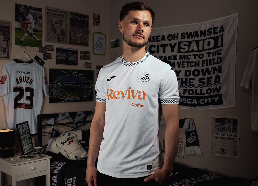Swansea City 25/26 Joma Home Kit