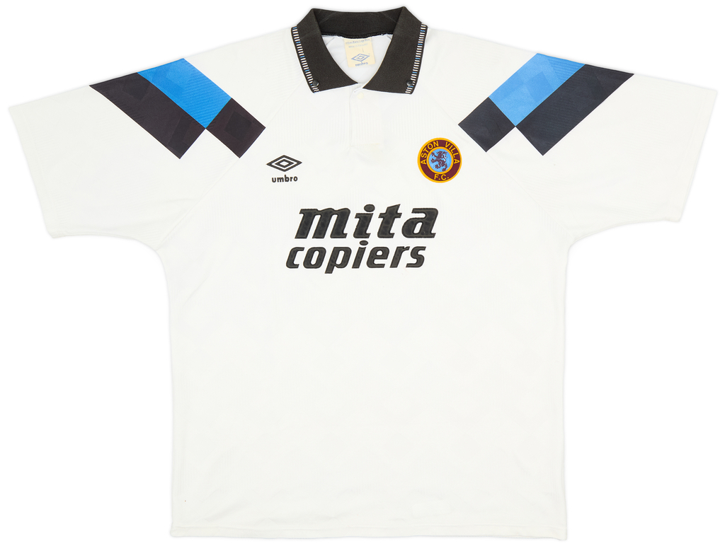 1990 92 aston villa away shirt