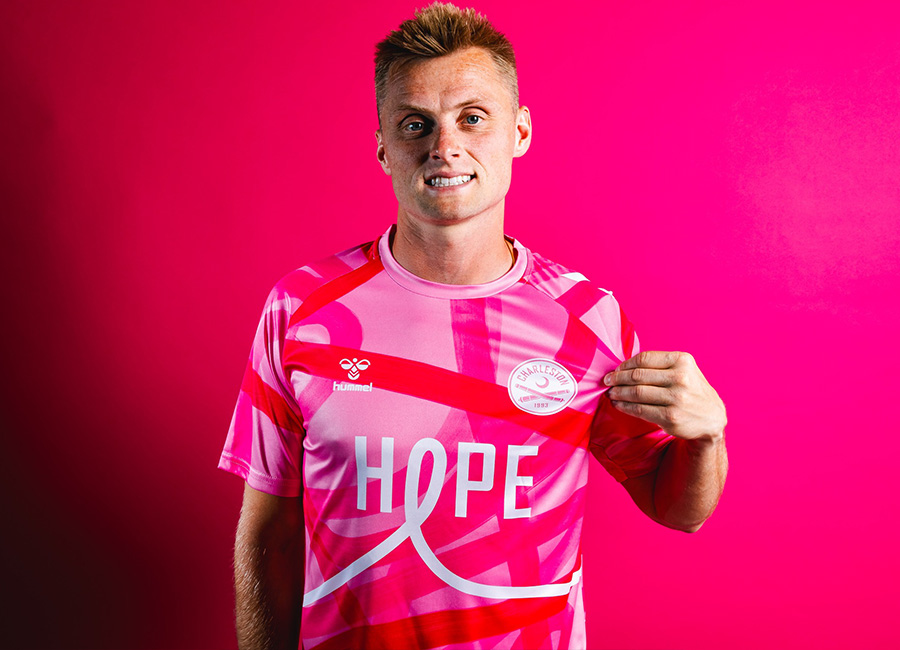 Charleston Battery 2025 Hummel Pink Ribbon Warm-up Shirt