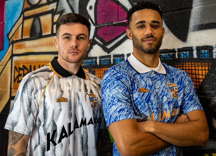 Port Vale 1991/92 Home and Away Retro Shirts