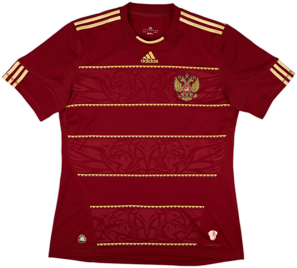 Russia 10/12 Adidas Home Football Kit