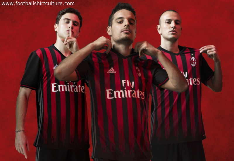 AC Milan 16/17 Adidas Home Kit | 16/17 Kits | Football shirt blog