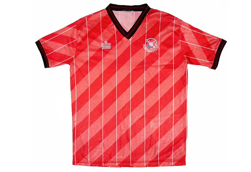 Admiral 1987-89 Portsmouth Away Shirt - Vintage Football Shirts