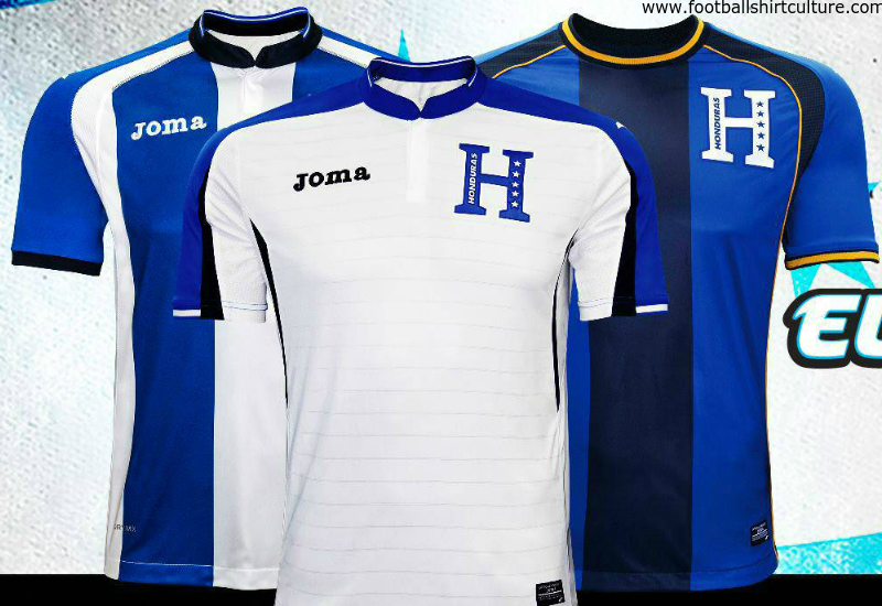 Honduras 2016 Joma Home, Away and Third Kits Football Shirt Culture