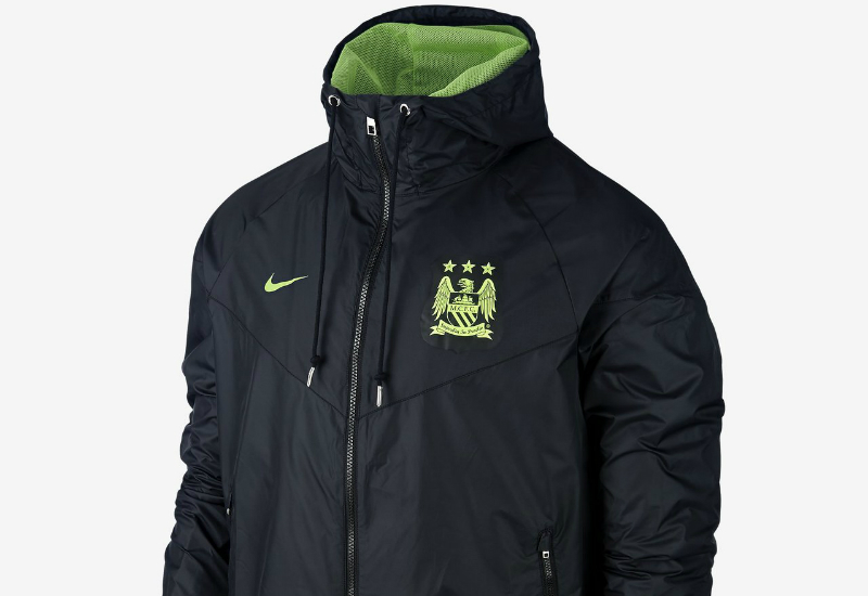 Nike Manchester City FC Authentic Windrunner - Black / Black / Ghost ...