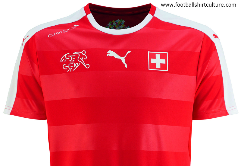 Switzerland 2016 Puma Home Football Shirt