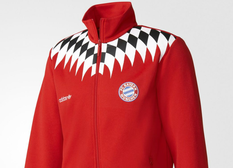 Seaport Bone Army Adidas Originals FC Bayern 1994 Track Jacket - Scarlet - Football Shirt  Culture - Latest Football Kit News and More