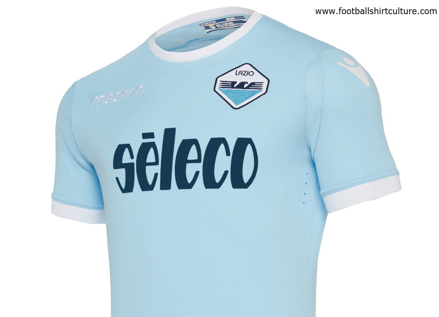 Lazio seleco 2017/18 Shirt Sponsor Football Shirt Patch/Badge Home white 