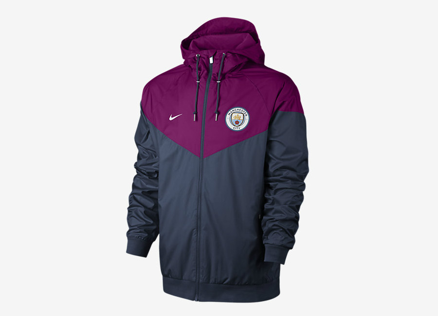 Nike Manchester City FC Authentic Windrunner - Midnight Navy / True Berry / White