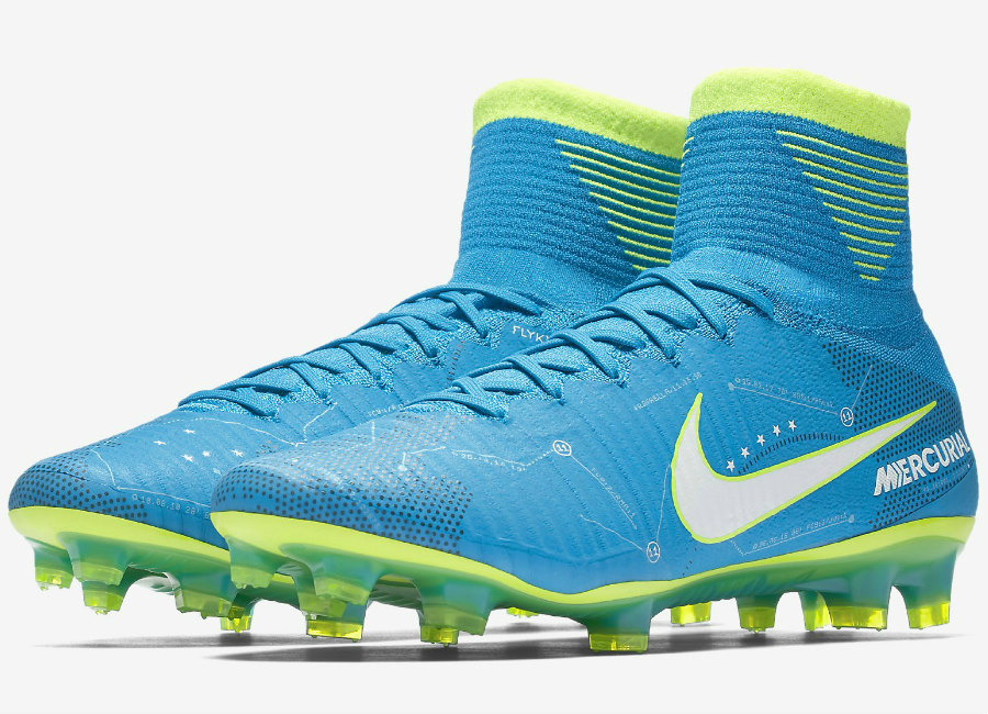Nike Mercurial Superfly V Dynamic Fit Neymar FG - Blue / Armoury Navy / Volt / White - Football Shirt Culture - Latest Football Kit News and More