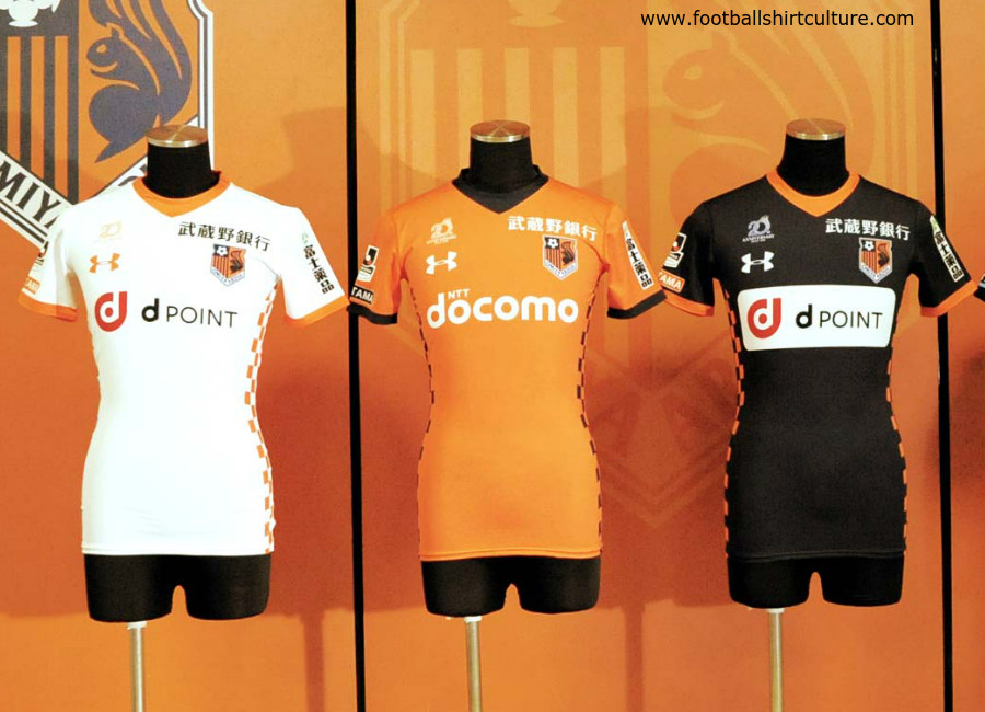 Omiya Ardija 2018 Under Armour Kits