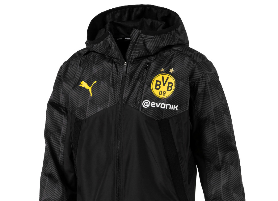 Puma Borussia Dortmund 17/18 Vent Thermo-R Jacket - Black