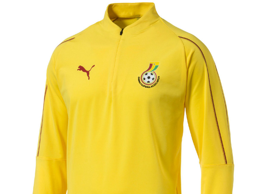 Puma Ghana 1/4 Zip 2018 Training Top - Dandelion