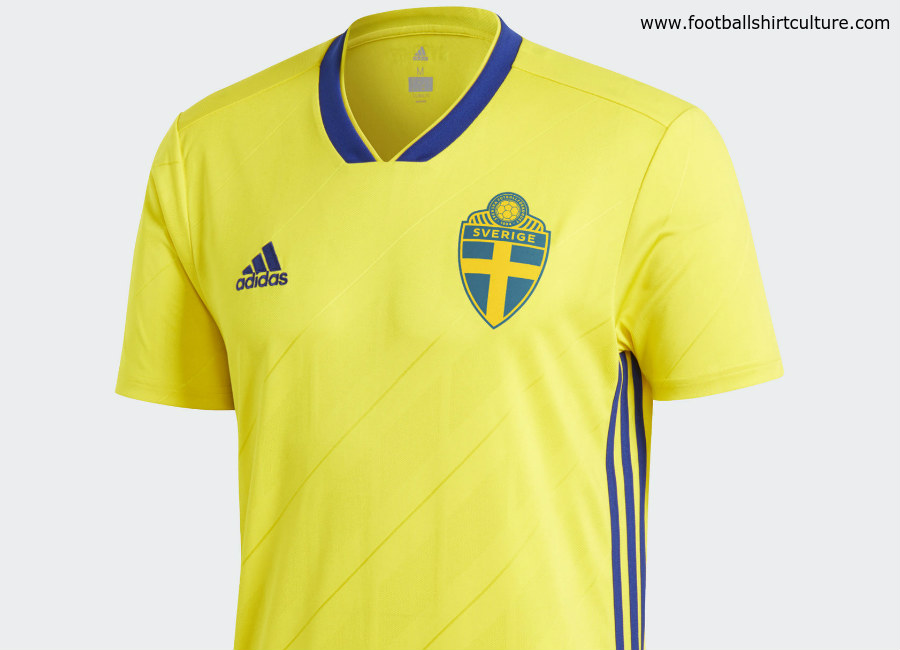 Sweden 2018 Adidas Home Kit