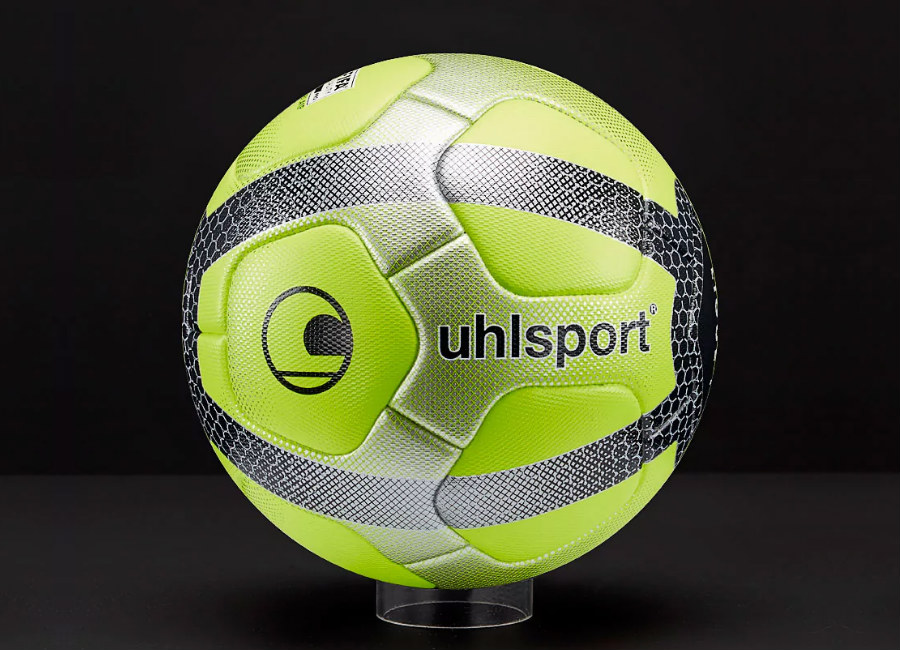 Uhlsport Elysia Ballon Fluo Officiel Ligue 1 - Fluo Yellow / Navy / Silver