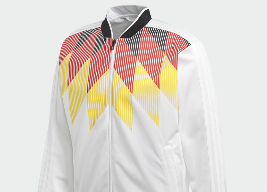 Adidas Germany Track Jacket - White / Black