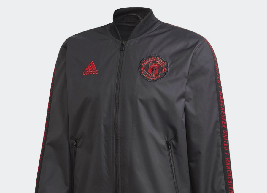 Adidas Manchester United Anthem Jacket - Black