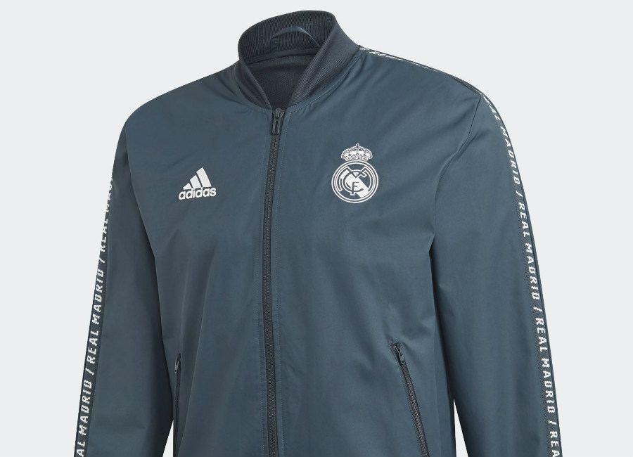 Adidas Real Madrid Anthem Jacket - Tech Onix