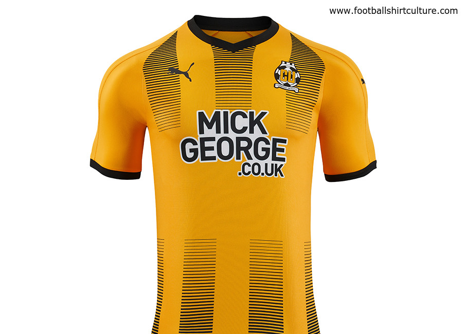 Cambridge United 2018-19 Puma Home Kit