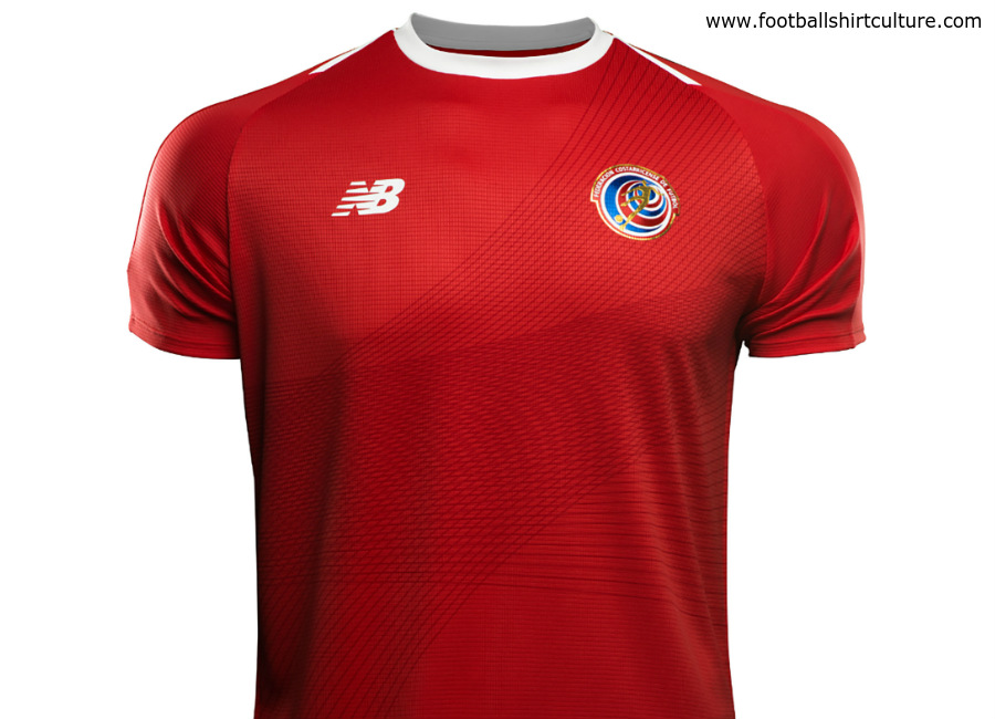 Costa Rica 2018 World Cup New Balance Home Kit