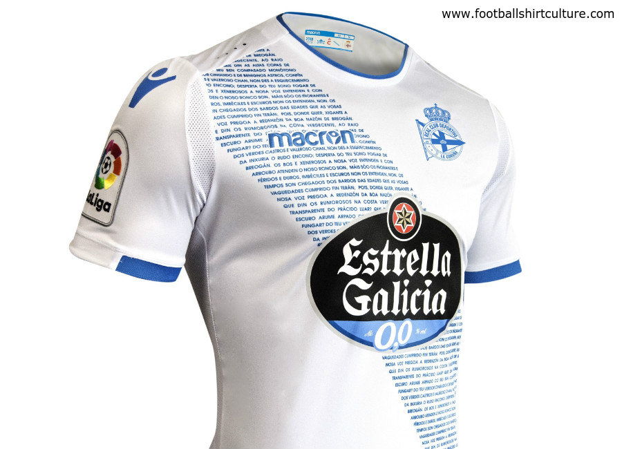 Deportivo de La Coruña 2018-19 Macron Third Shirt