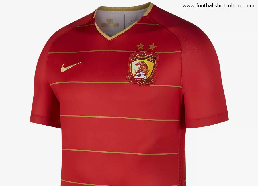 Guangzhou Evergrande 2018/19 Nike Home Kit