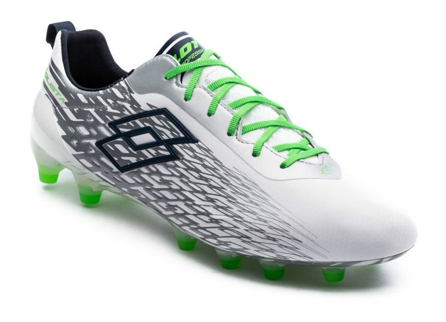 Lotto Solista 200 FG - White / Mint Fluo
