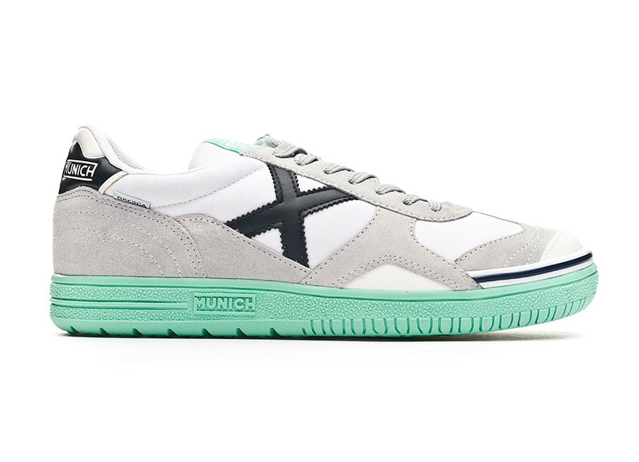 Munich Gresca - White / Grey / Turquoise