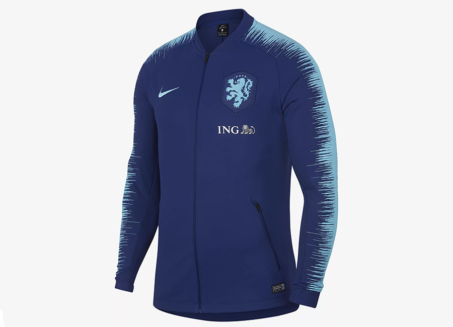 Nike Netherlands Anthem Jacket - Deep Royal Blue / Deep Royal Blue / Polarised Blue / Polarised Blue
