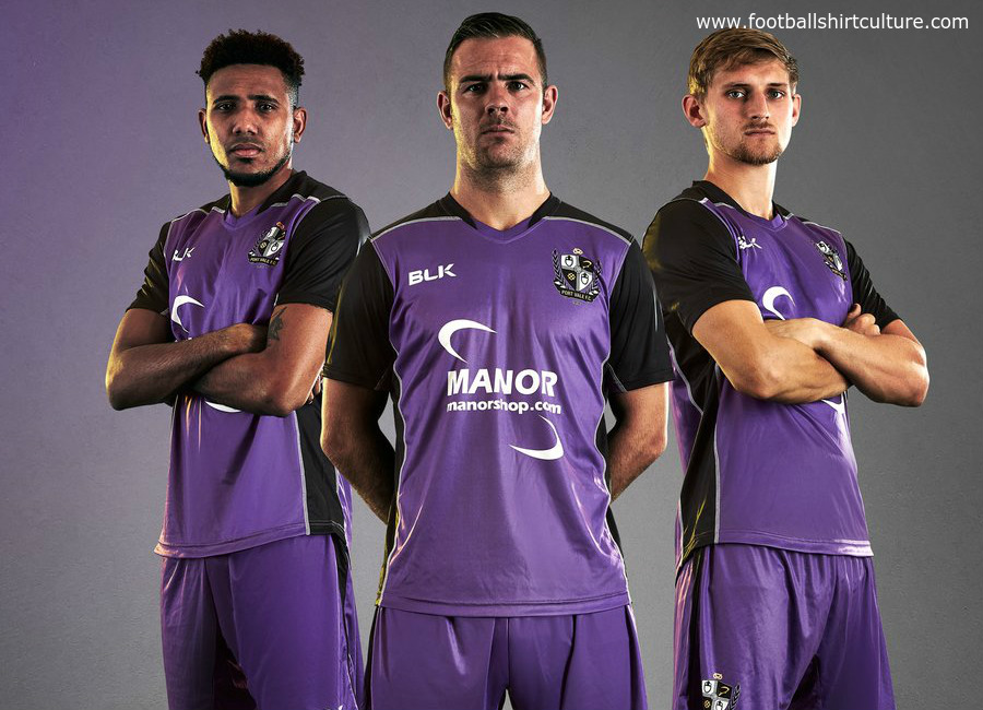 Port Vale 2018-19 BLK Away Kit