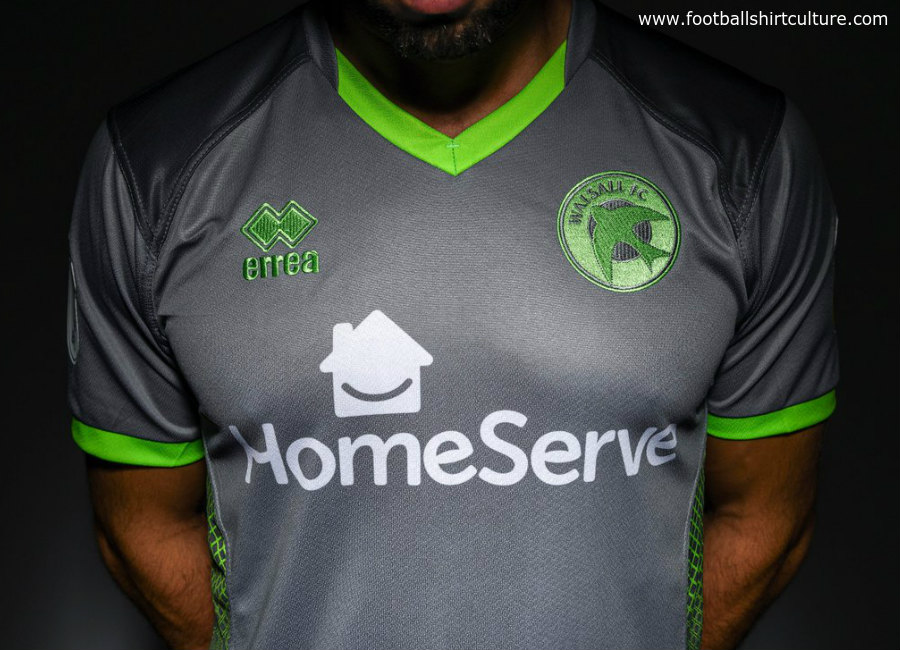 Walsall 2018-19 Errea Third Kit